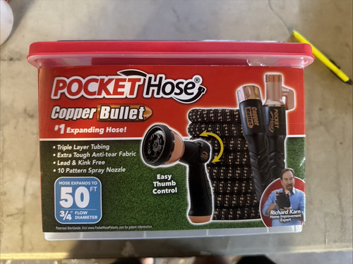 Pocket hose copper bullet - hose, with