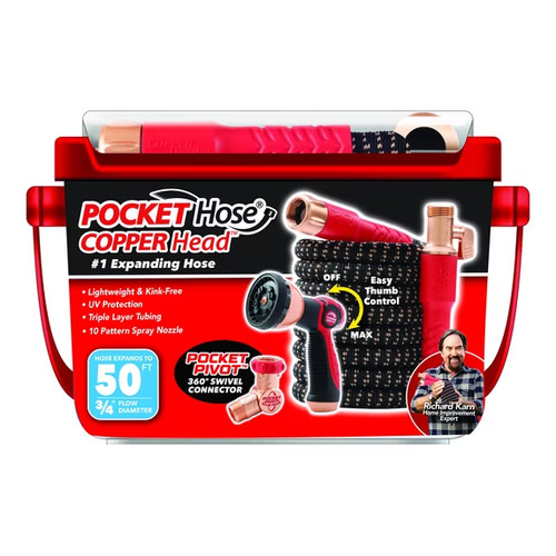 Pocket hose copper head - pocket,